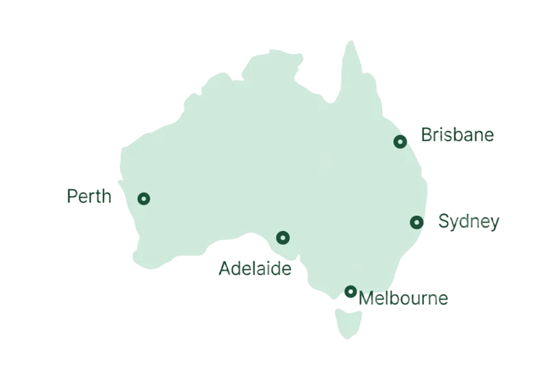 Australia Pharmacy Support Map
