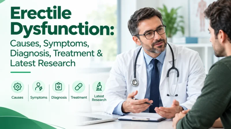 Erectile Dysfunction Healthcare Consultation Banner