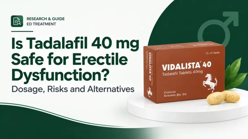 Is Tadalafil 40 mg Safe for ED